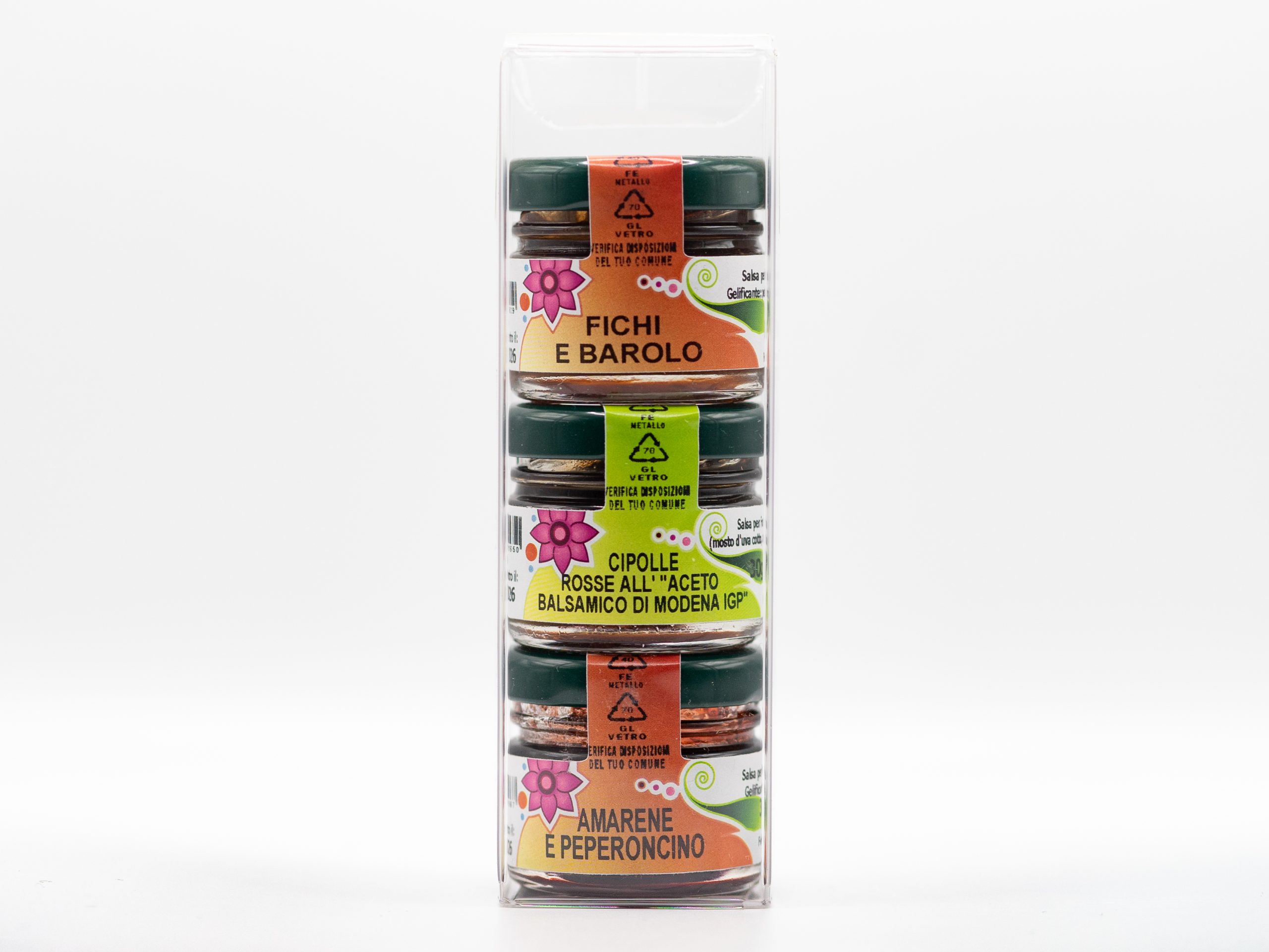 Trittico per carni in astuccio trasparente